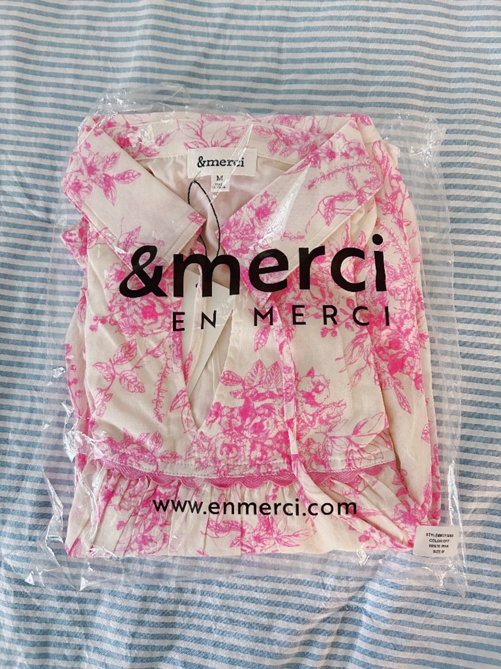 Pink Floral Blouse